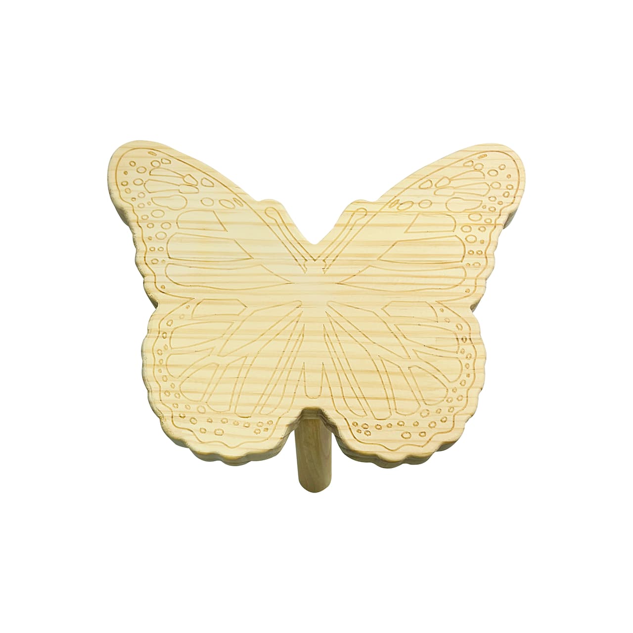 9.75&#x22; Wood Butterfly Planter Stand by Make Market&#xAE;